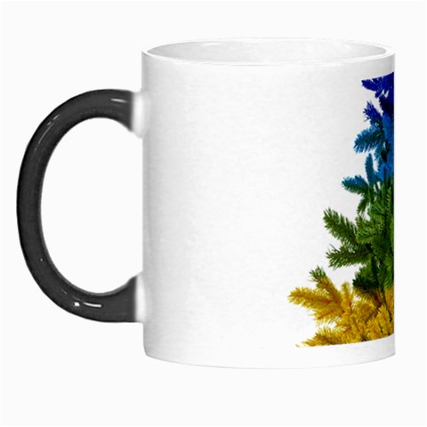 rainbow christmas tree Morph Mug from ArtsNow.com Left