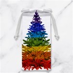 rainbow christmas tree Jewelry Bag