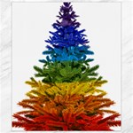 rainbow christmas tree Canvas 8  x 10 