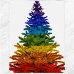 rainbow christmas tree Canvas 12  x 16 