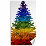 rainbow christmas tree Canvas 40  x 72 