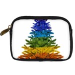 rainbow christmas tree Digital Camera Leather Case
