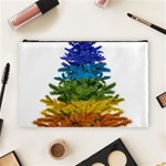 rainbow christmas tree Cosmetic Bag (Large)