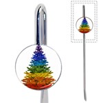 rainbow christmas tree Book Mark