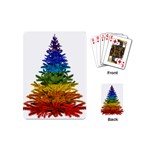 rainbow christmas tree Playing Cards Single Design (Mini)