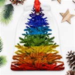 rainbow christmas tree Bell Ornament (Two Sides)