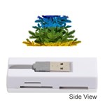 rainbow christmas tree Memory Card Reader (Stick)