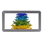 rainbow christmas tree Memory Card Reader (Mini)