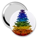 rainbow christmas tree 3  Handbag Mirror