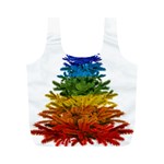 rainbow christmas tree Full Print Recycle Bag (M)