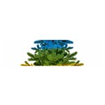 rainbow christmas tree Satin Scarf (Oblong)