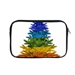 rainbow christmas tree Apple MacBook Pro 13  Zipper Case