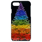 rainbow christmas tree iPhone 7/8 Black UV Print Case