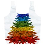 rainbow christmas tree Full Print Recycle Bag (XXL)