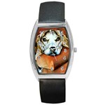 Lazy Lucy Beagle Barrel Style Metal Watch