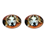 Lazy Lucy Beagle Cufflinks (Oval)