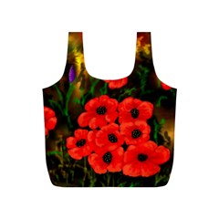 Poppies by Ave Full Print Recycle Bag (S) from ArtsNow.com Front