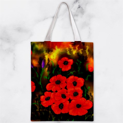 Poppies by Ave Zipper Classic Tote Bag from ArtsNow.com Front