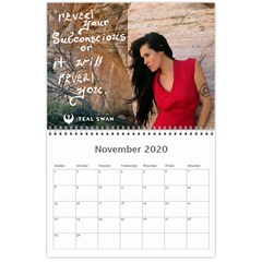 Teal Swan Wall Calendar Nov 2020