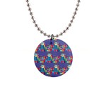 IT S A SMALL WORLD 1  Button Necklace