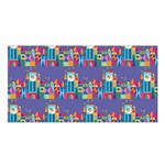 IT S A SMALL WORLD Satin Shawl