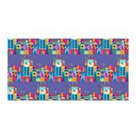 IT S A SMALL WORLD Satin Wrap