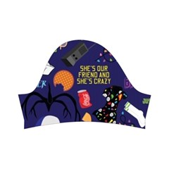 STRANGER THINGS Kids  Short Sleeve Velvet Dress from ArtsNow.com Left Sleeve