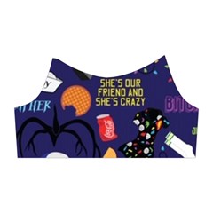 STRANGER THINGS Shoulder Cutout Velvet One Piece from ArtsNow.com Left Sleeve