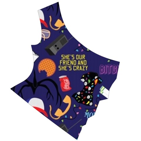 STRANGER THINGS Cap Sleeve Wrap Front Dress from ArtsNow.com Front Right