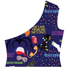 STRANGER THINGS Cap Sleeve Wrap Front Dress from ArtsNow.com Front Left
