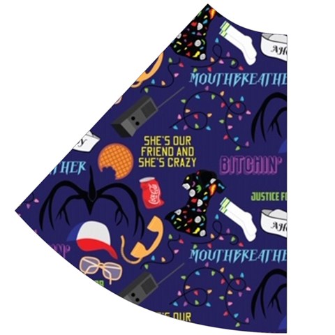 STRANGER THINGS Cap Sleeve Wrap Front Dress from ArtsNow.com Back Dress Left