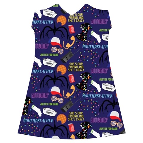 STRANGER THINGS Ruffle Detail Chiffon Dress from ArtsNow.com Front