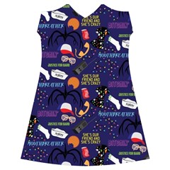 STRANGER THINGS Ruffle Detail Chiffon Dress from ArtsNow.com Front