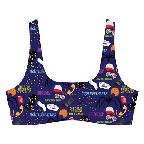 STRANGER THINGS Cross Back Hipster Bikini Set from ArtsNow.com Front