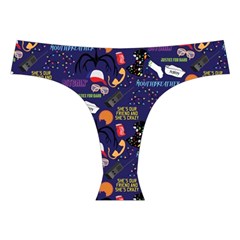 STRANGER THINGS Cross Back Hipster Bikini Set from ArtsNow.com Front Under