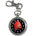 Tropical Discus Fish Key Chain Watch
