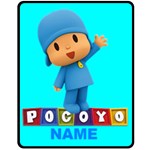 Pocoyo Fleece Blanket Fleece Blanket (Medium) Clone