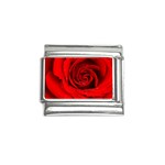 Red Rose Flower Italian Charm (9mm)