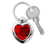 Red Rose Flower Key Chain (Heart)