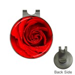 Red Rose Flower Golf Ball Marker Hat Clip