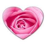 Pink Rose Flower M2 Mousepad (Heart)