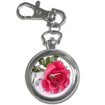 Magical Pink Rose Flower M1 Key Chain Watch