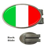 Italian Flag Money Clip (Oval)