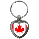 Canadian Flag Canada X1 Key Chain (Heart)