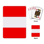 Austrian Flag Playing Cards Single Design