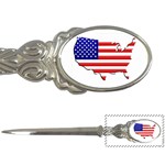 American Map Flag Letter Opener