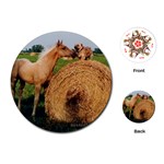 HorseDogMeetGreet Playing Cards (Round)