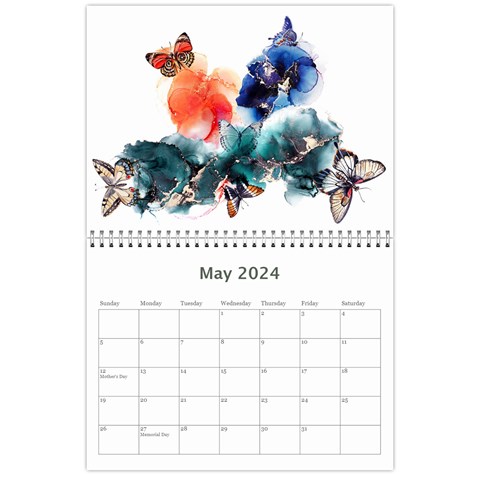Fantastic Animals Wall Calendar 11 x 8.5 (12 Month