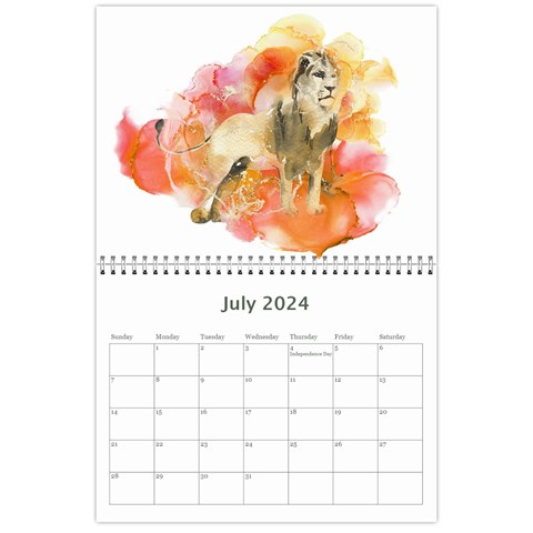 Fantastic Animals Wall Calendar 11 x 8.5 (12 Month