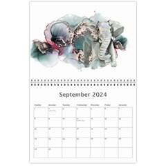 Fantastic Animals Wall Calendar 11 x 8.5 (12 Sep 2024